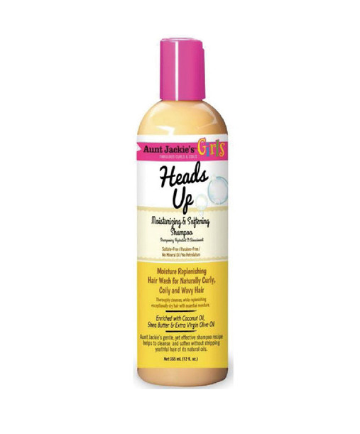 Aunt Jackie's Girls Heads Up Moisturizing & Softening Shampoo 12 oz