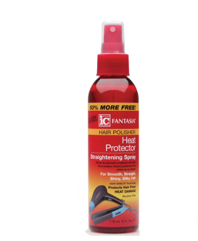 Fantasia IC Hair Polisher Heat Protector Straightening Spray, 6 Oz