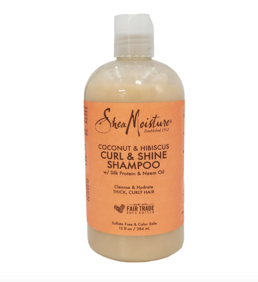 Shea Moisture Coconut Hibiscus Curl and Shine Shampoo,